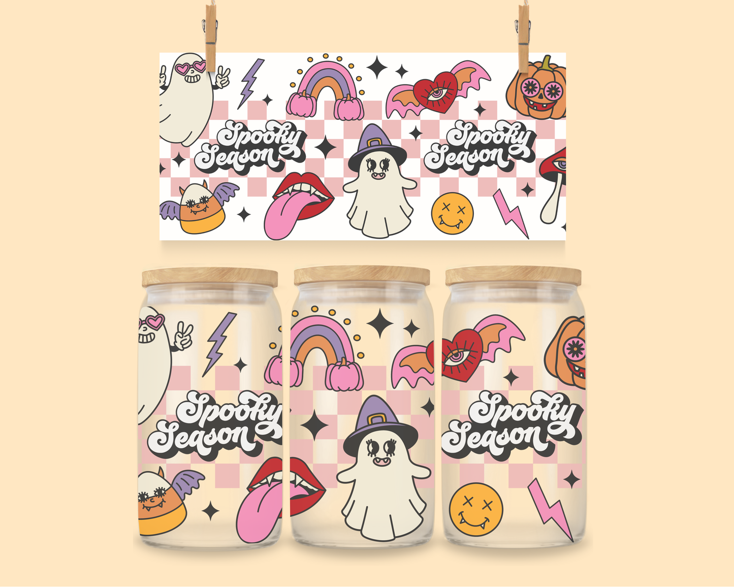 16oz UVDTF Spooky Season