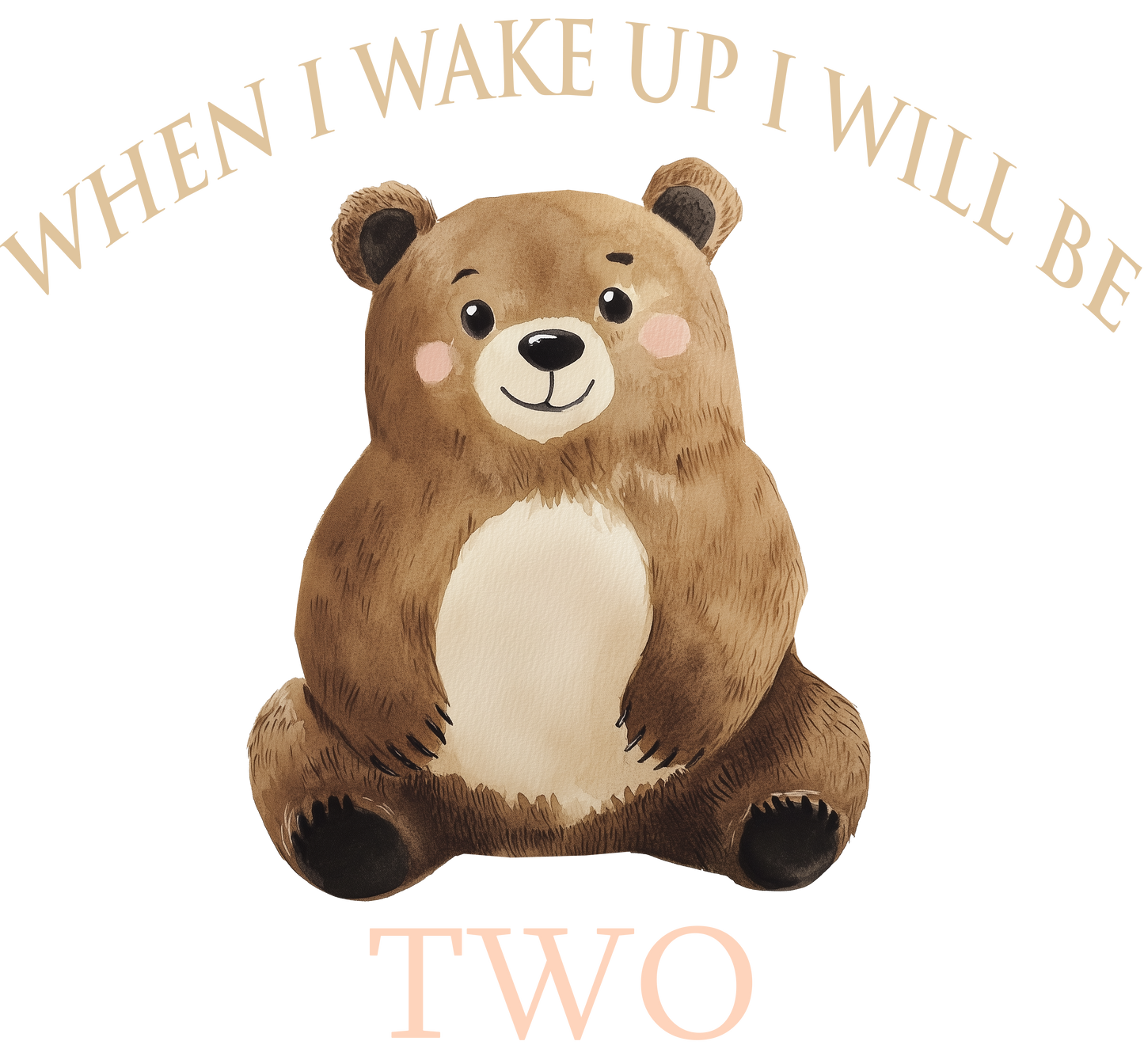 DTF When I Wake Up I Will Be Bear 1-5