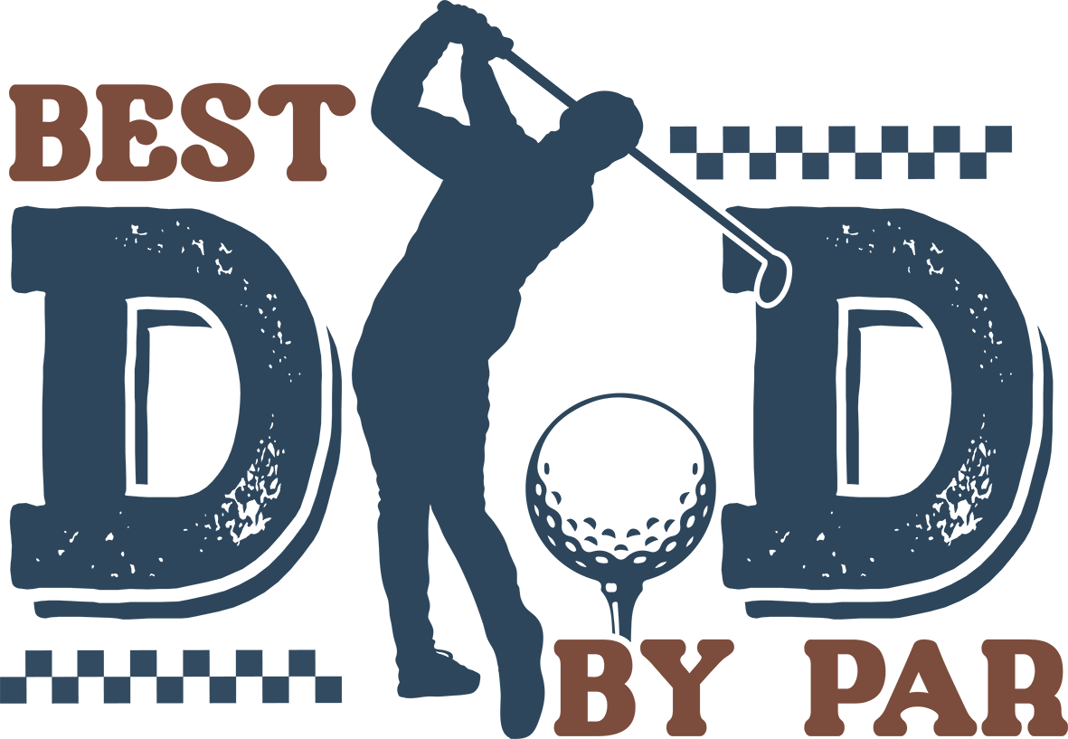 Single UVDTF Best Dad By Par Golf