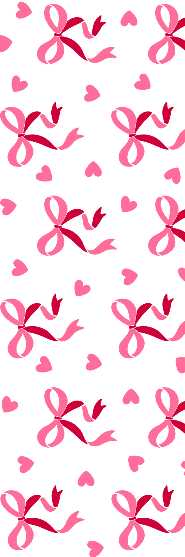 UVDTF Pink Bows & Hearts Bookmark