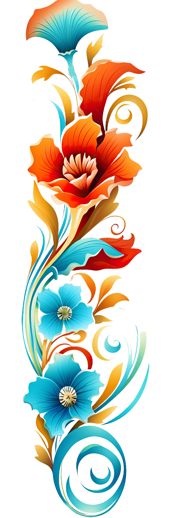 UVDTF Floral 3 Bookmark