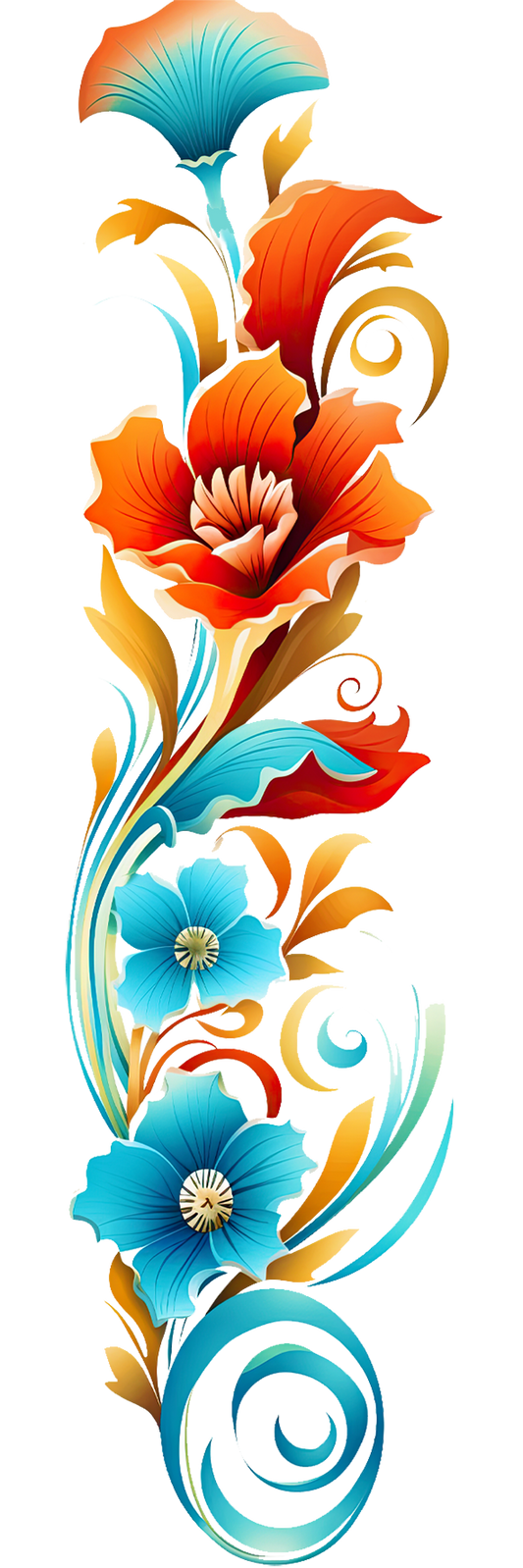 UVDTF Floral 3 Bookmark