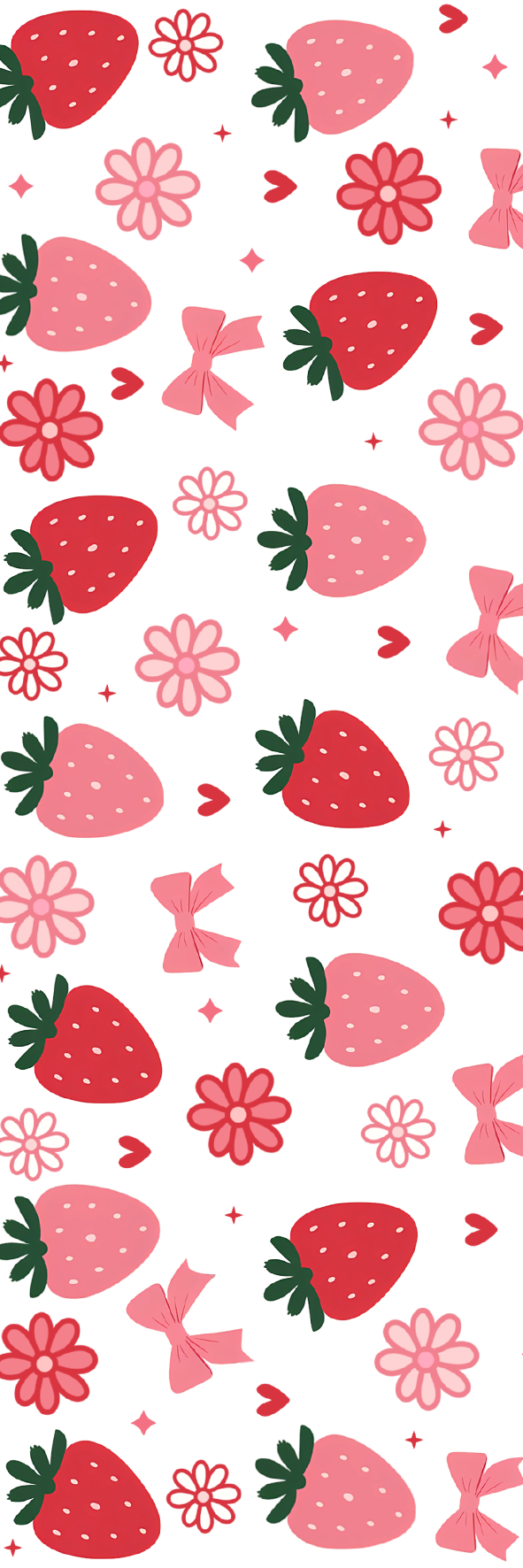 UVDTF Strawberries Bookmark