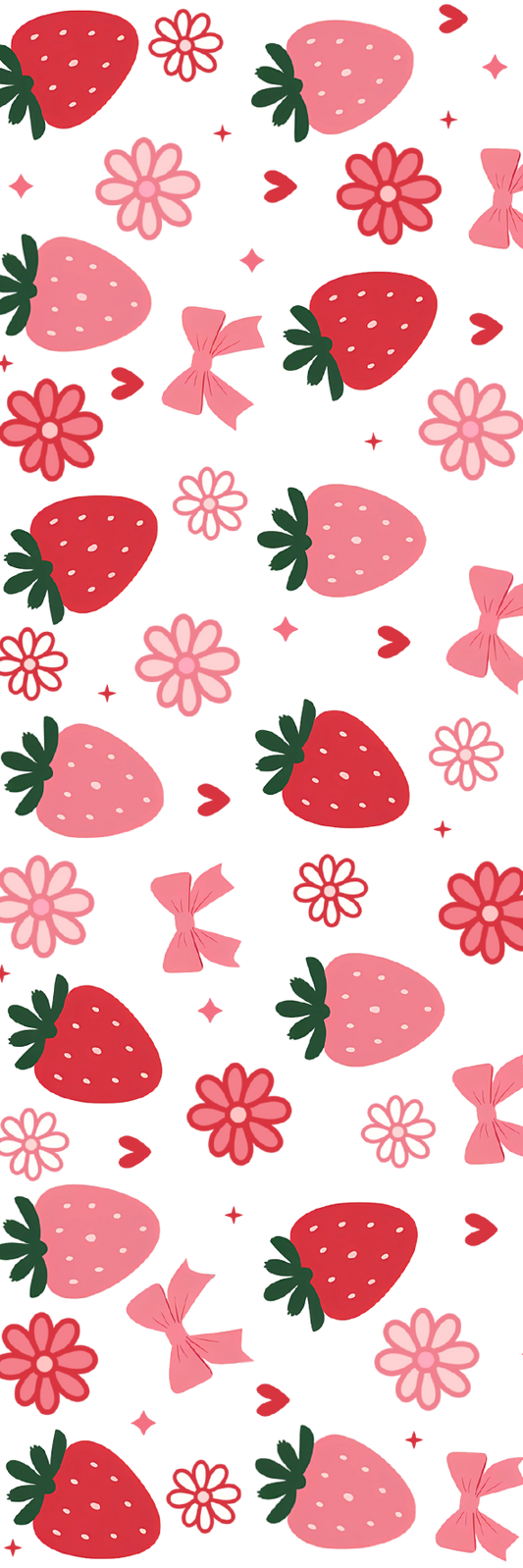 UVDTF Strawberries Bookmark