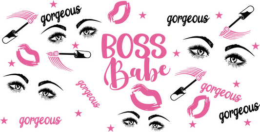 16oz UVDTF Wrap Boss Babe