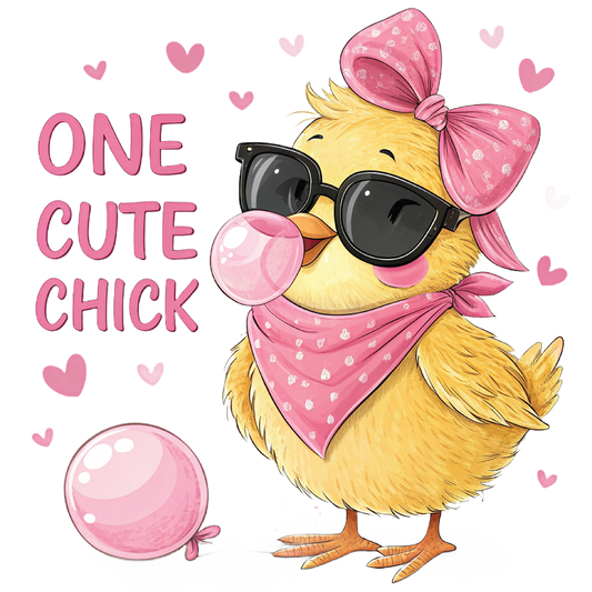 Single UVDTF One Cute Chick