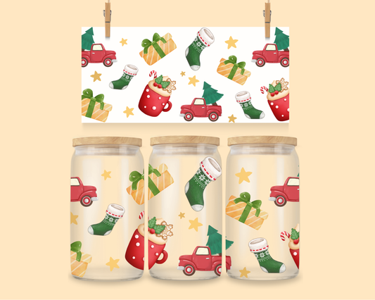 16oz UVDTF Christmas Stocking