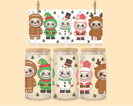 16oz UVDTF The Monsters Christmas