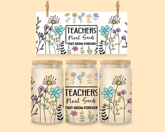 16oz UVDTF Wrap Teacher