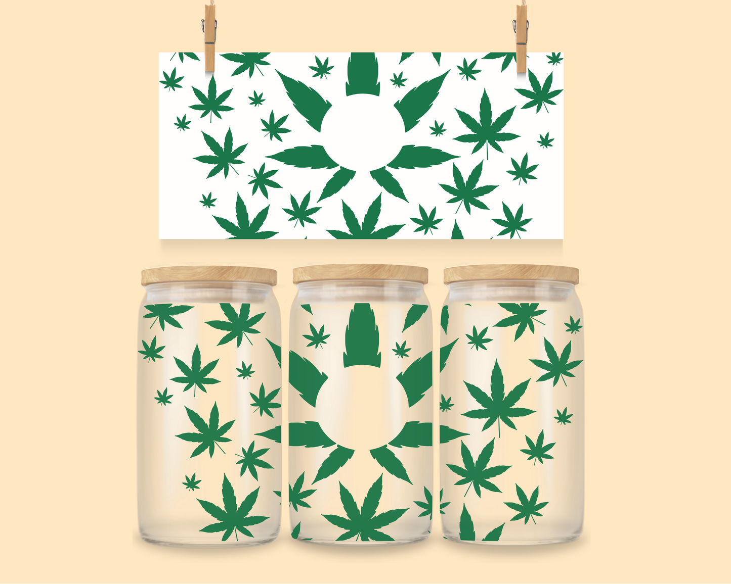 24oz UVDTF Wrap Weed