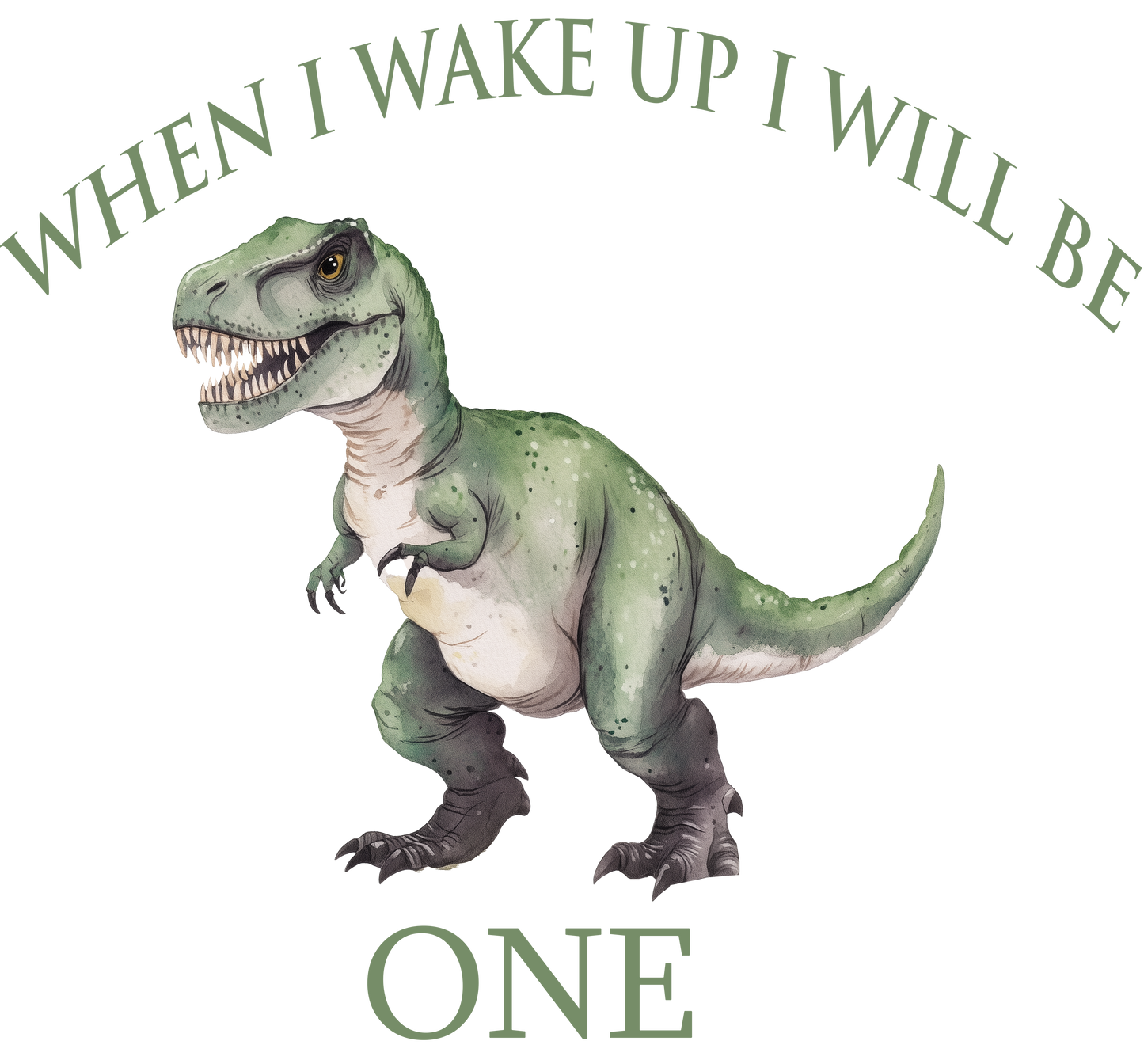DTF When I Wake Up I Will Be Dino 1-5