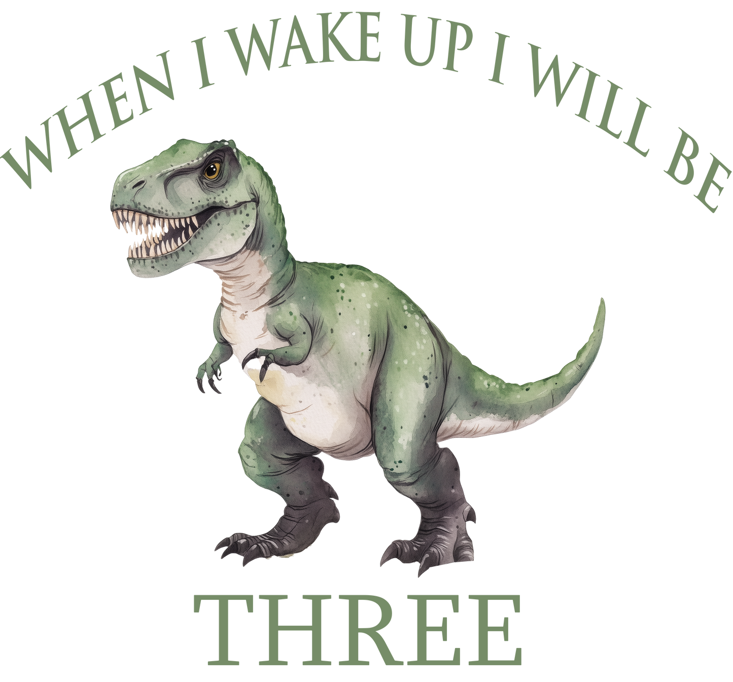 DTF When I Wake Up I Will Be Dino 1-5