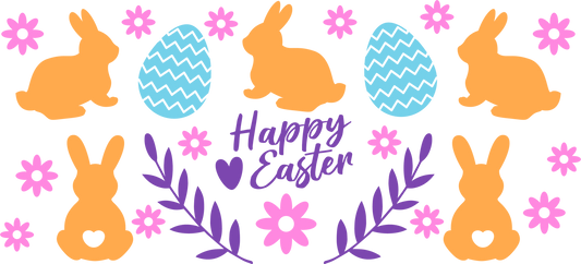 16oz UVDTF Wrap Easter Bunny