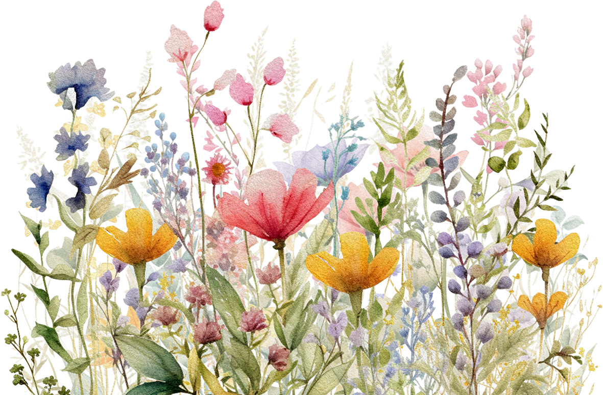 Single UVDTF Floral Border