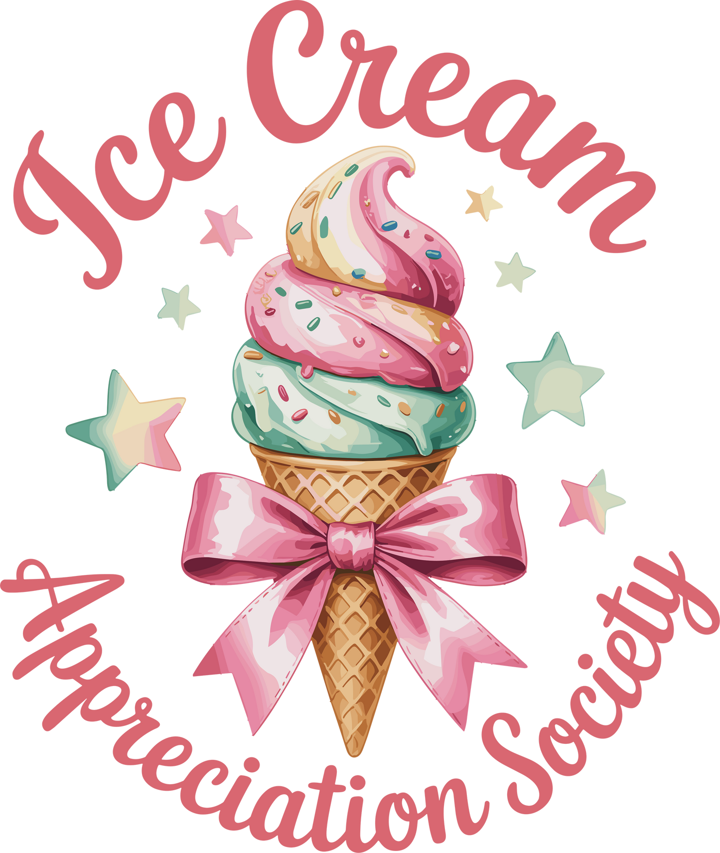 Single UVDTF Ice Cream Appreciation