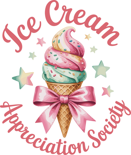 Single UVDTF Ice Cream Appreciation