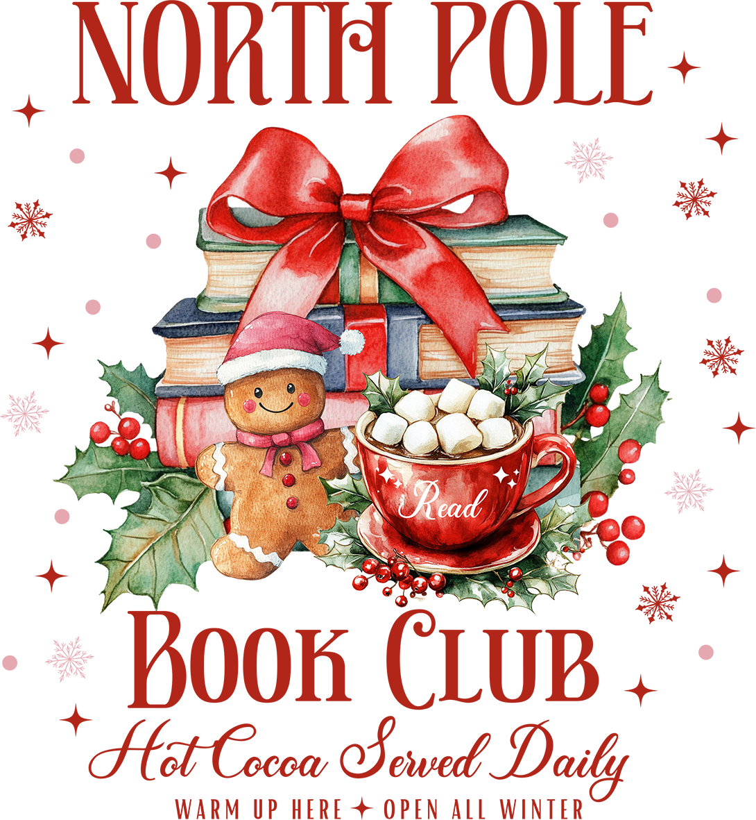 DTF North Pole Book Club