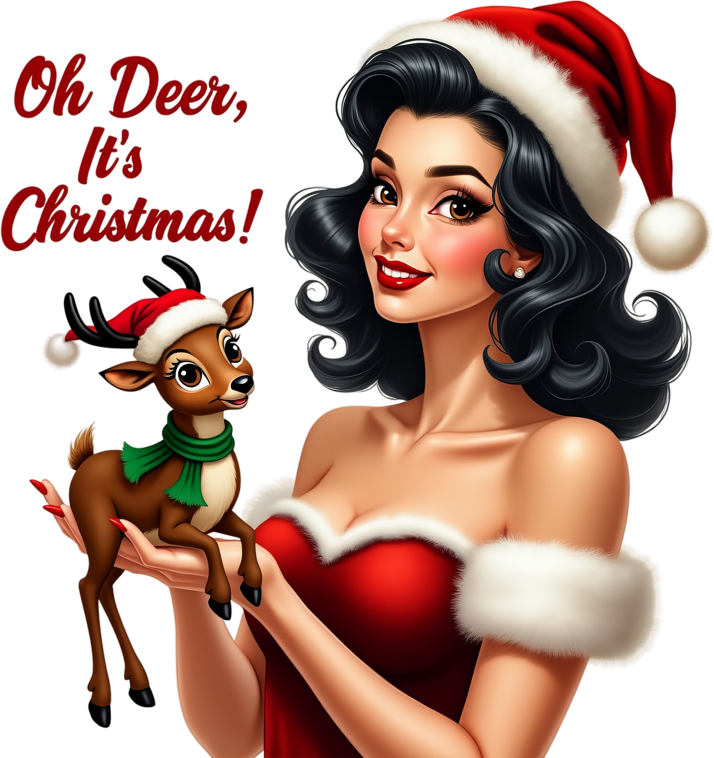 DTF Oh Deer It's Christmas