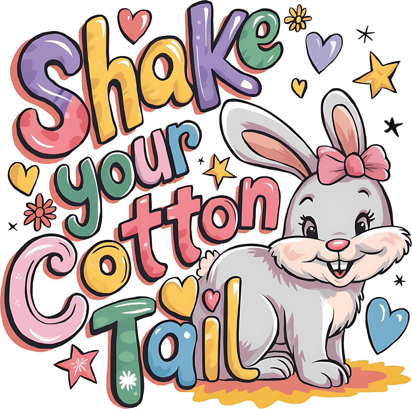 Easter Shake Your Cotton Tail DTF