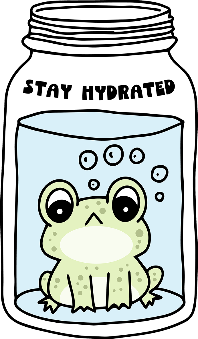 Single UVDTF Stay Hydrated