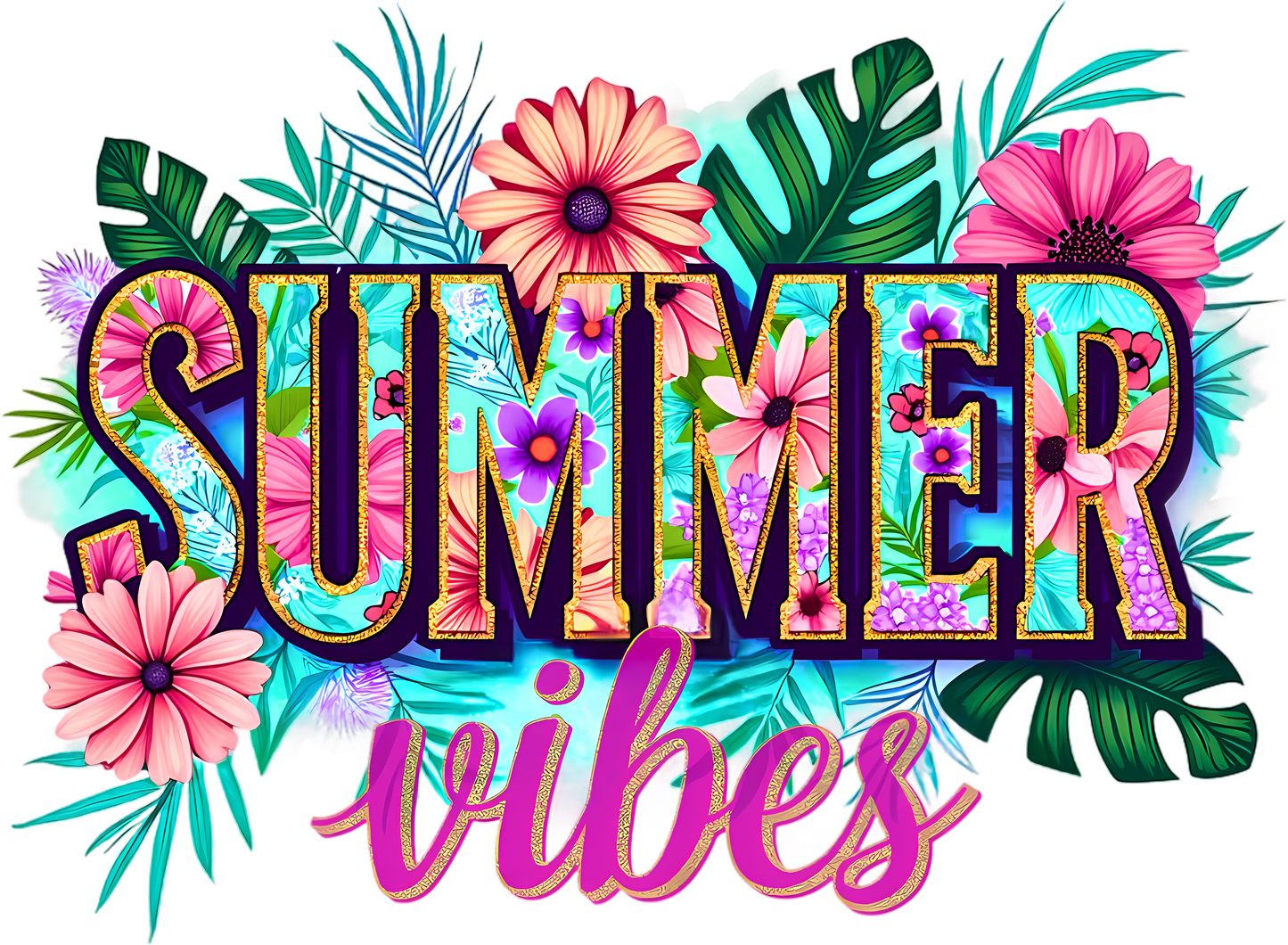 Single UVDTF Summer Vibes
