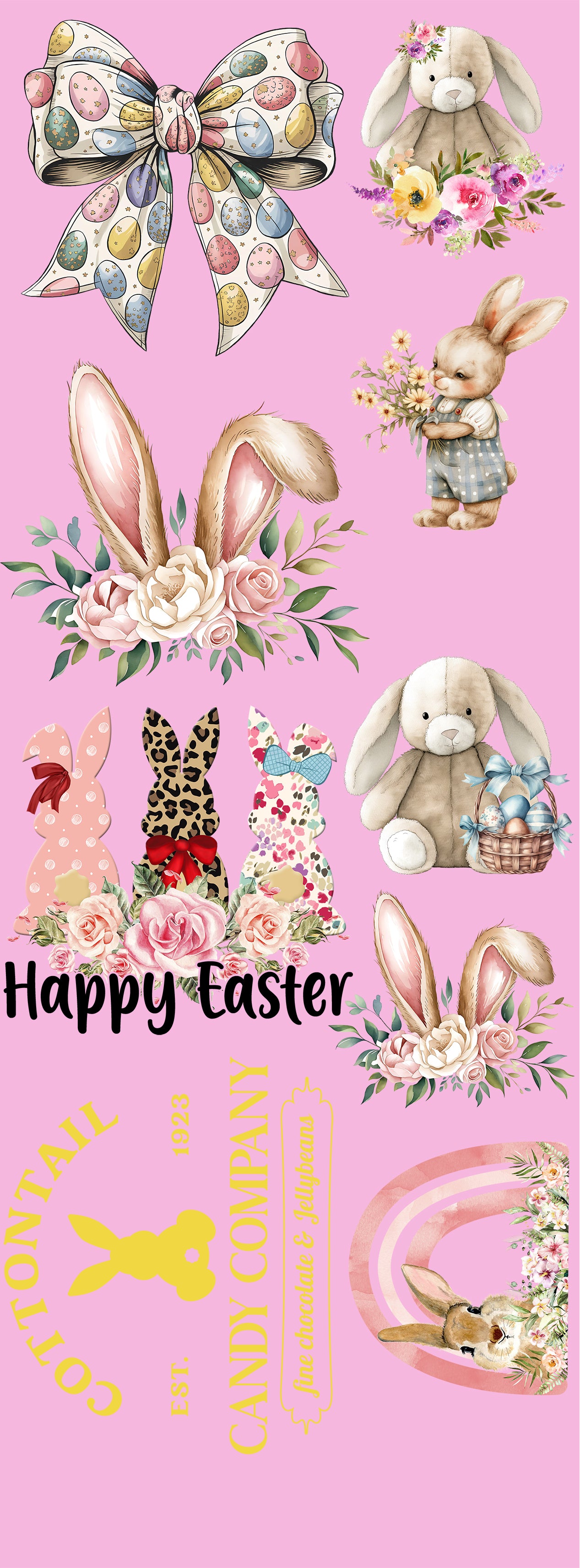 Pre Made DTF Easter Metre