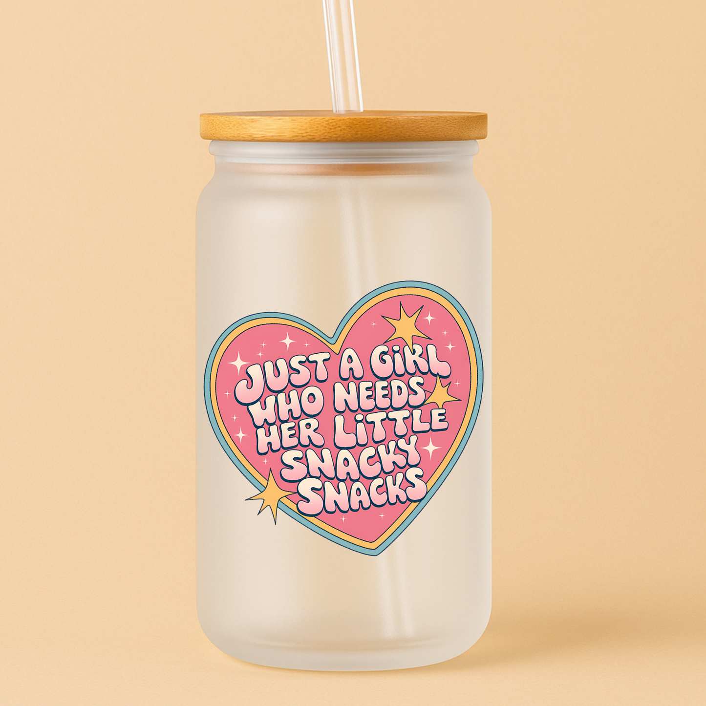 Single UVDTF Just A Girl Who Needs Her Little Snacky Snacks