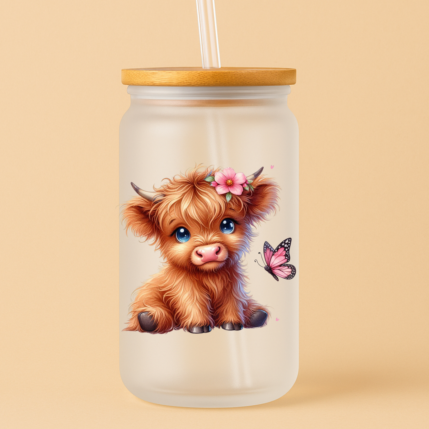 Single UVDTF Highland Cow