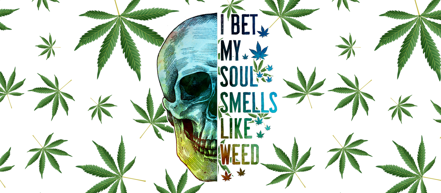 Weed 16oz Libbey Wrap UVDTF