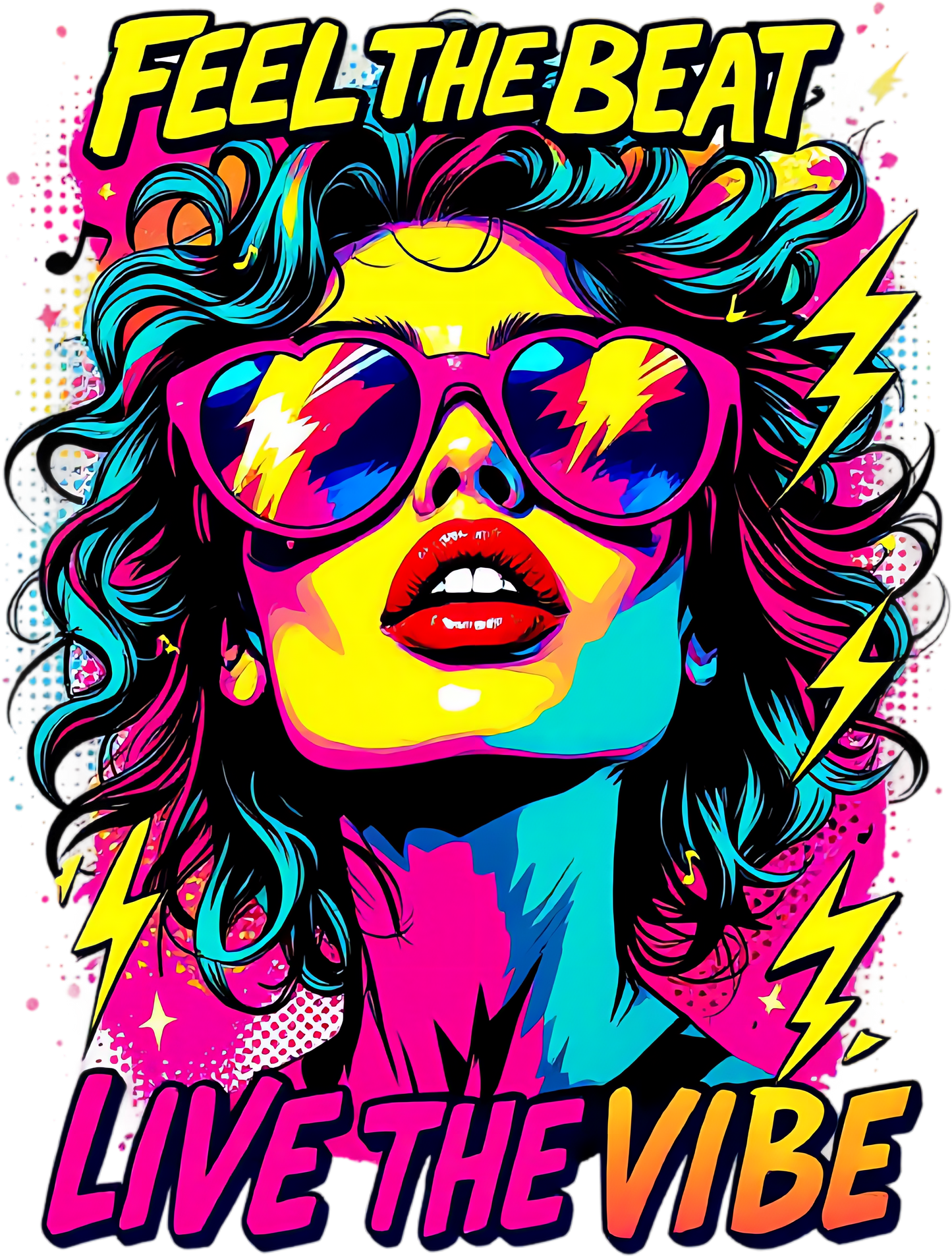 DTF Feel The Beat Live The Vibe