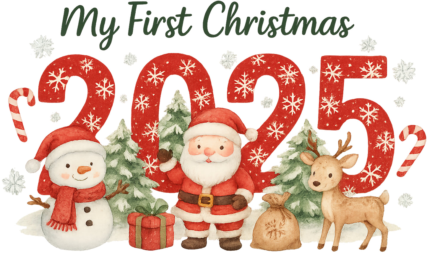 DTF My First Christmas 2025