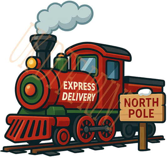 Christmas Train Digital Download