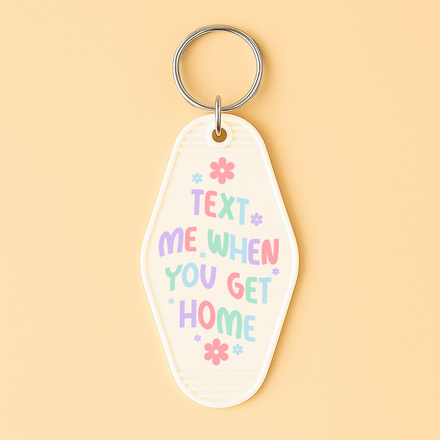 UVDTF Motel Keychain Text Me When You Get In