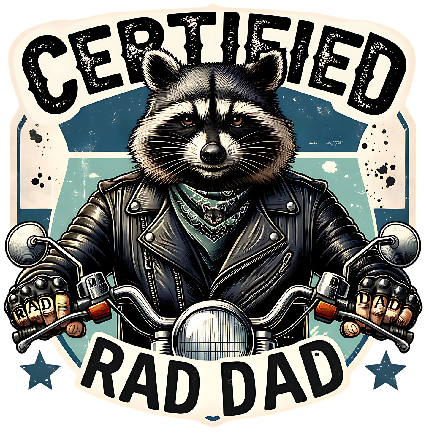 Single UVDTF Rad Dad