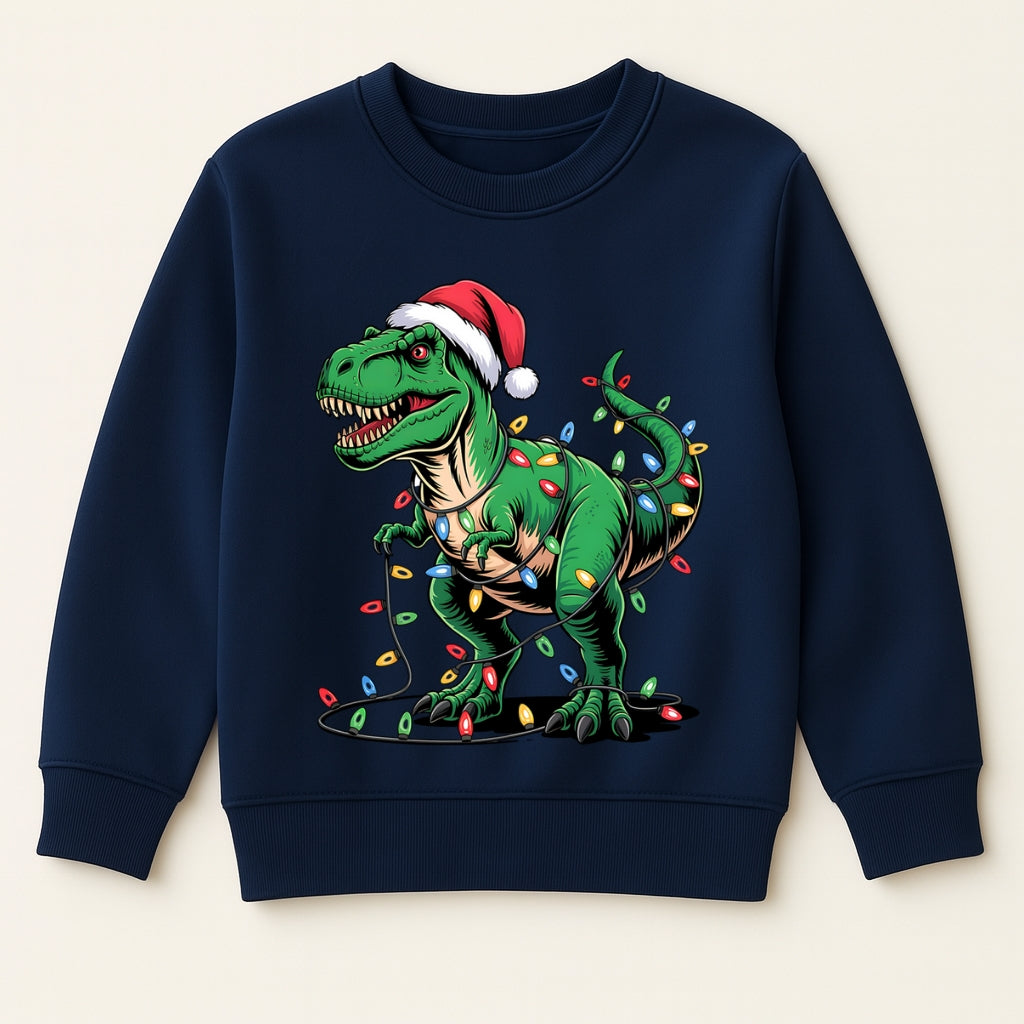 DTF Christmas T Rex