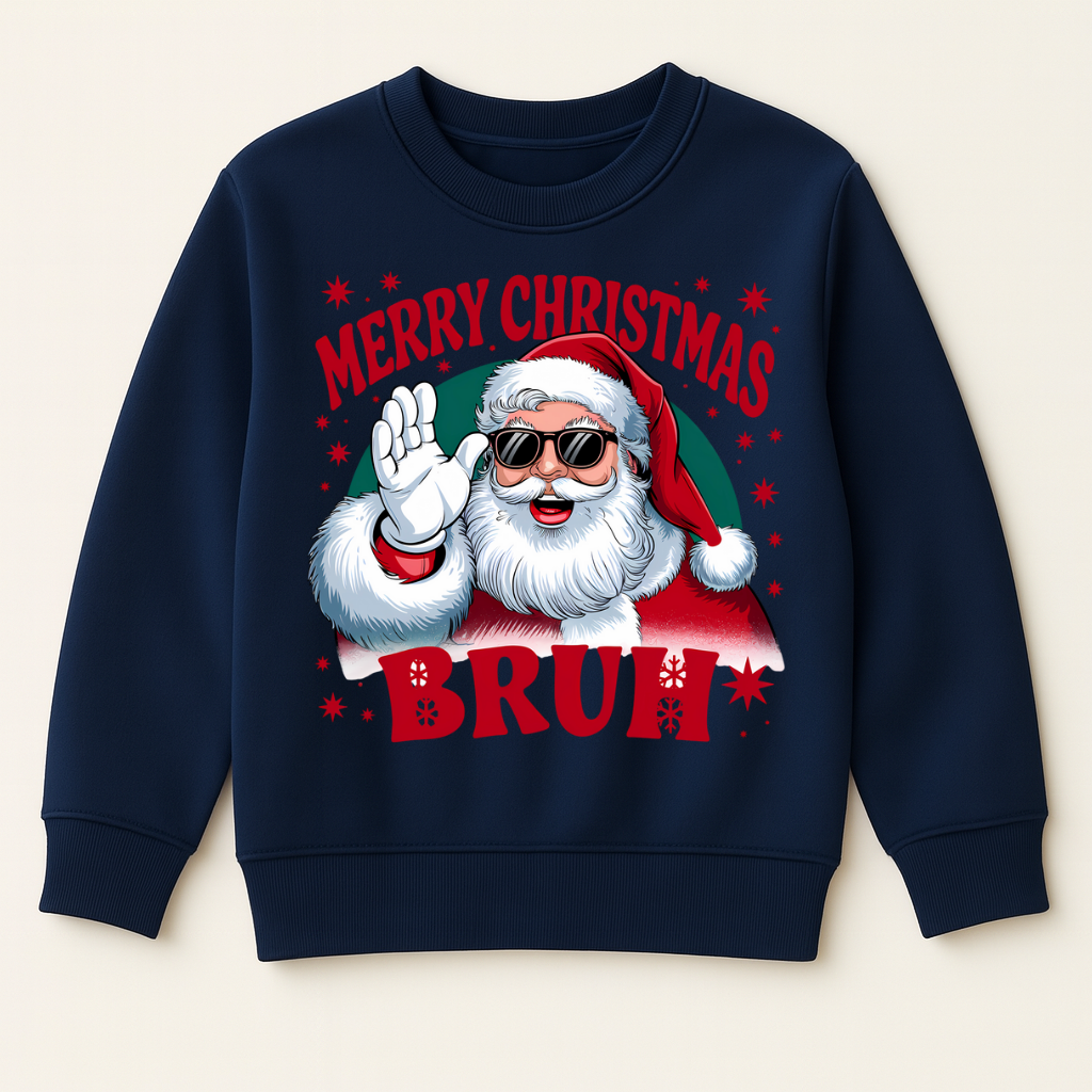 DTF Santa Merry Christmas bruh