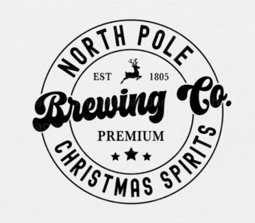 Single UVDTF North Pole Brewing Co