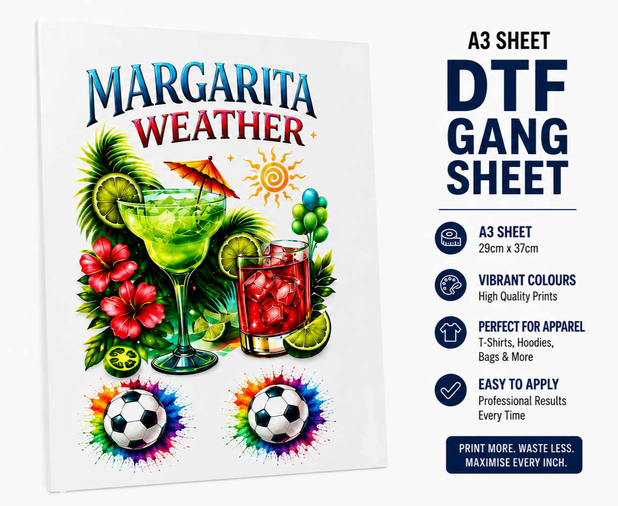 Custom DTF Transfer Sheet A3 (28.5cm x 42cm)