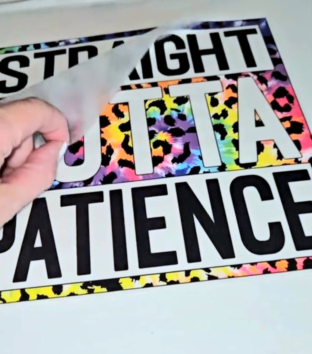 DTF Quarter Metre Transfer Via Email