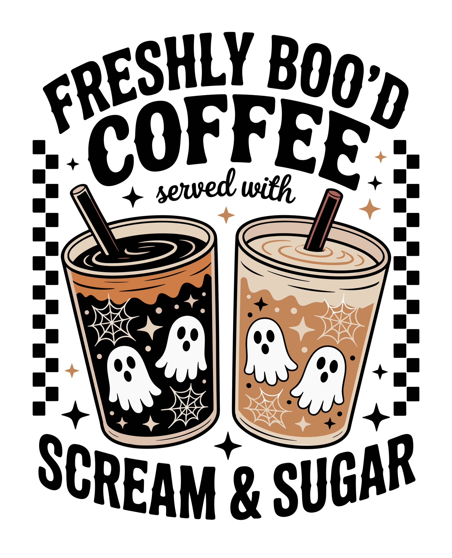 Single UVDTF Freshly Boo'd Coffee