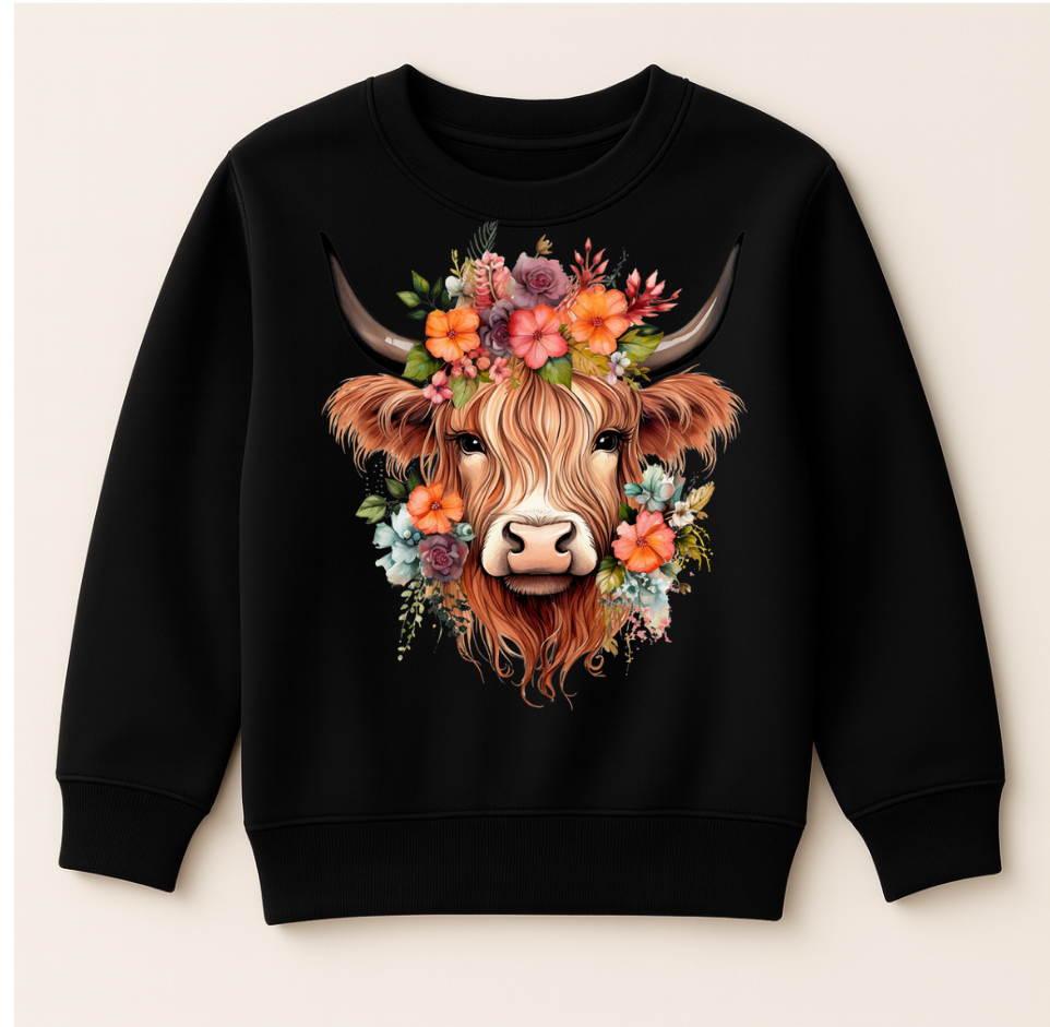 Highland Cow DTF
