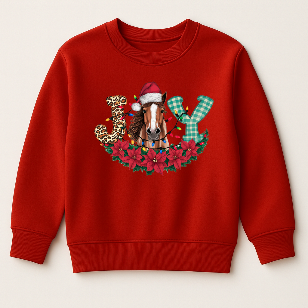 DTF Christmas Joy Horse