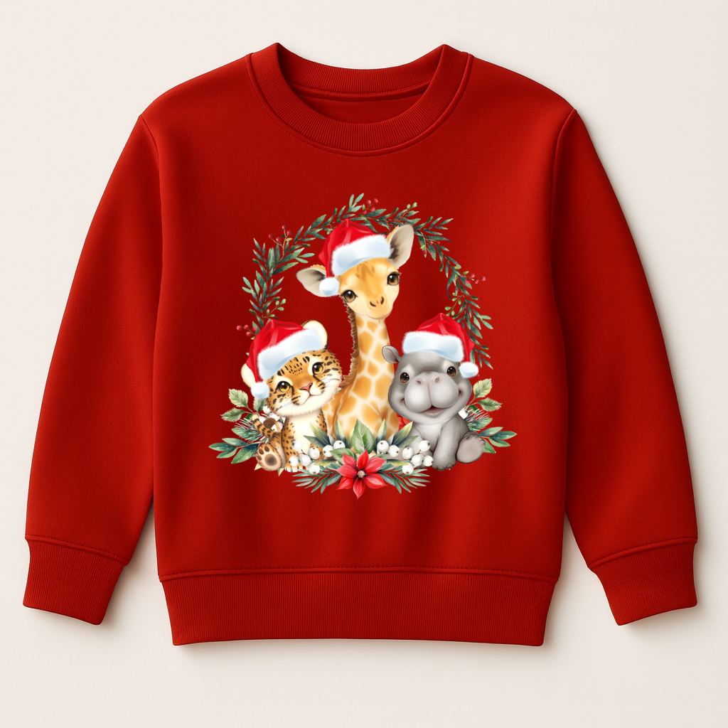 DTF Christmas Safari Wreath