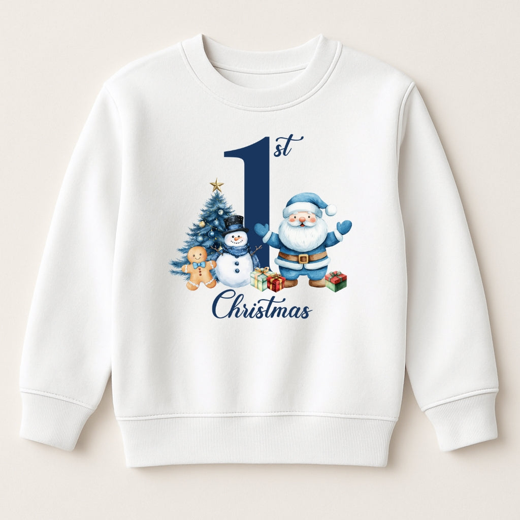 DTF My First Christmas Santa & Snowman