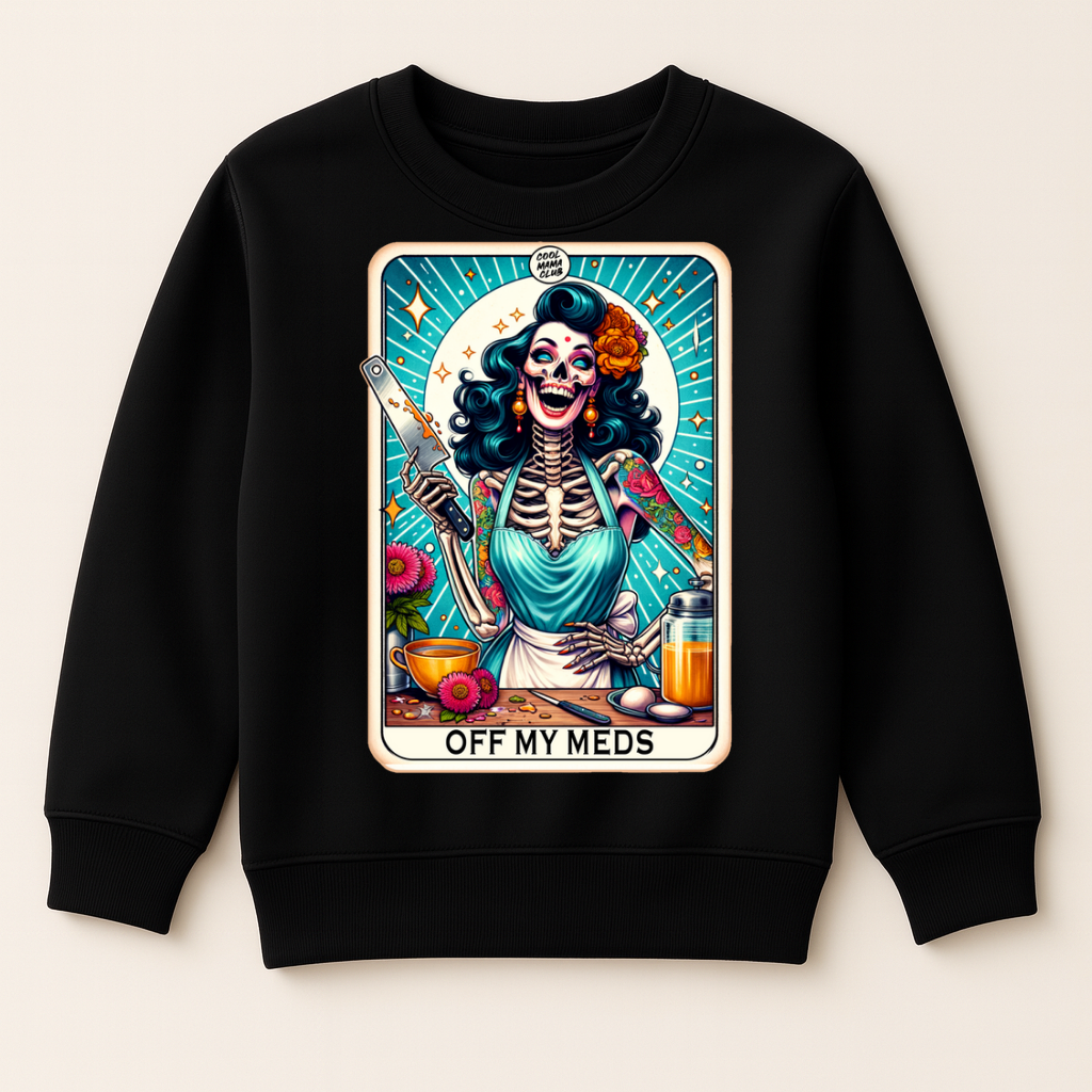 DTF Off My Meds Tarot Card