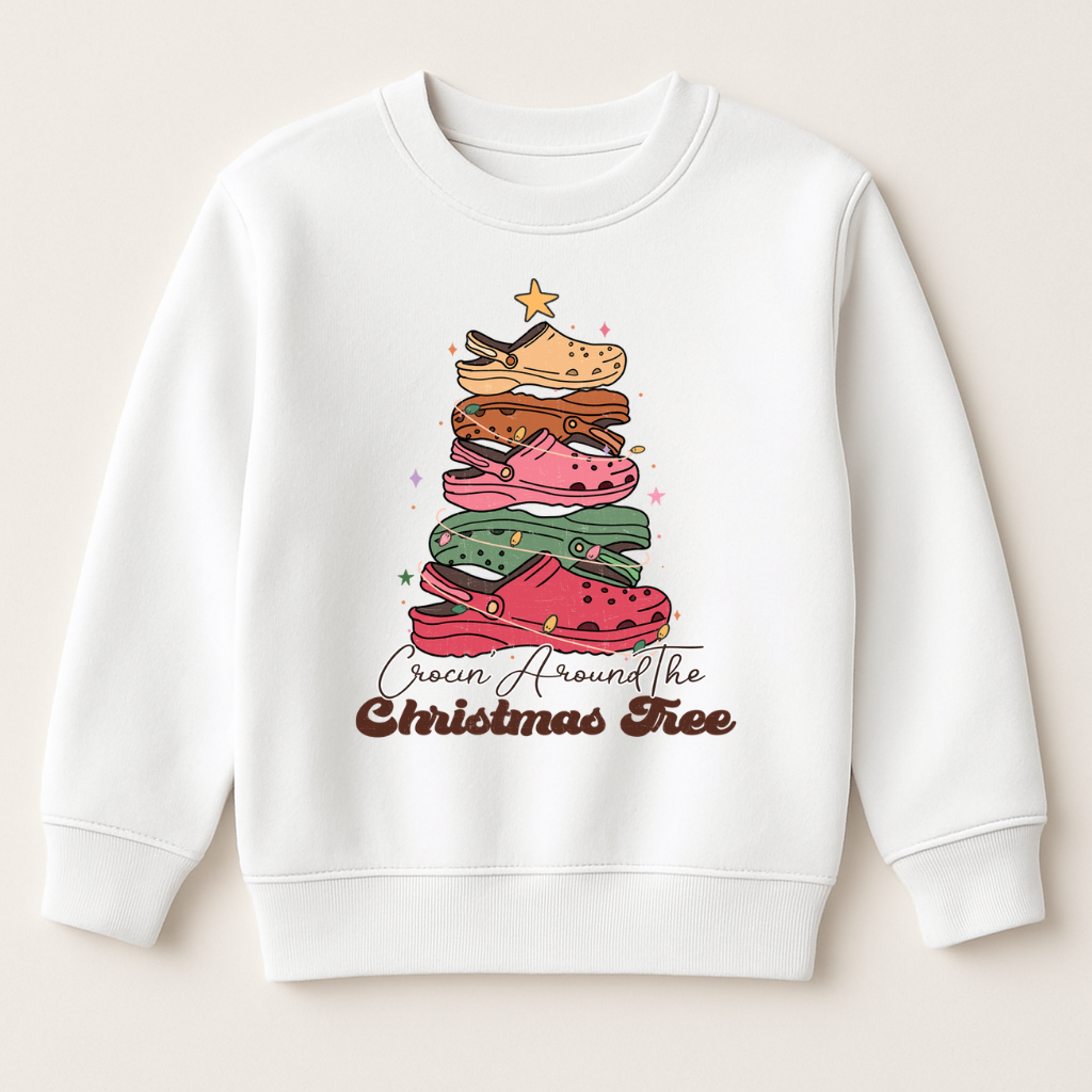 DTF Christmas Croc Tree