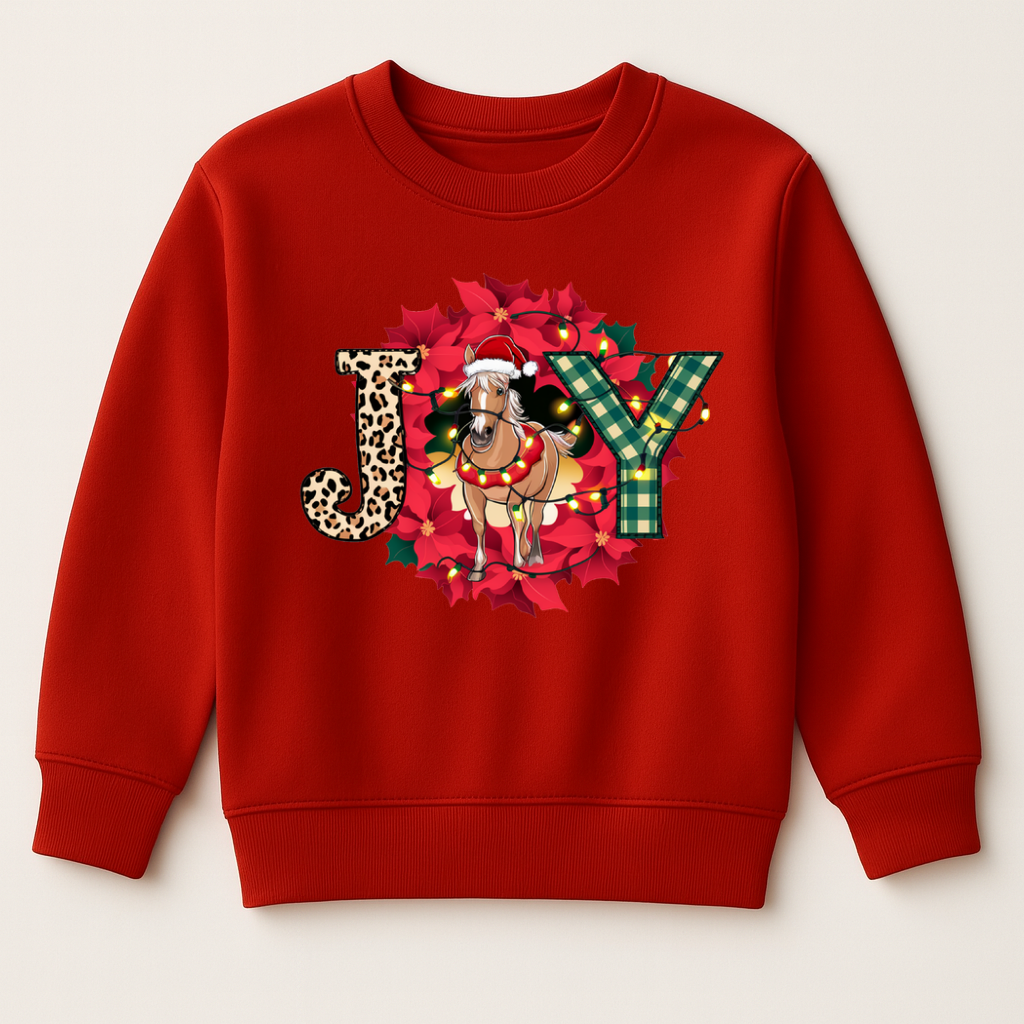 DTF Christmas Joy Horse
