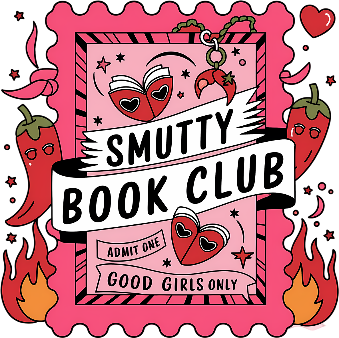 Single UVDTF Smutty Book Club