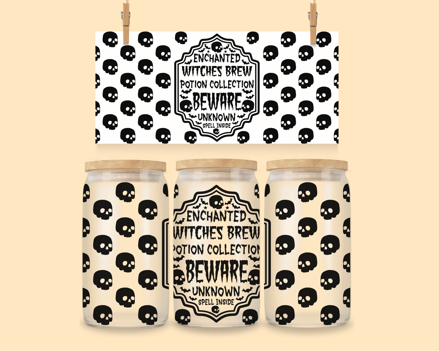 16oz UVDTF Enchanted Witches Brew