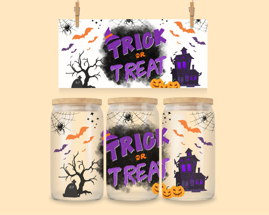 16oz UVDTF Trick Or Treat